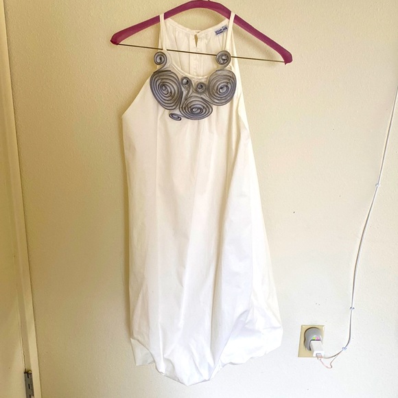 Etxart & Panno Flower Zipper Bubble Dress - Picture 1 of 7